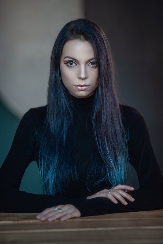 девушка, русалка, синий, танец, mermaid, tail  Лиза Москва 2019photo preview