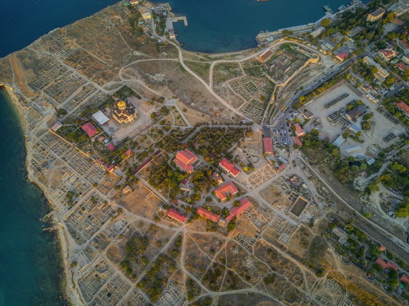 крым, черное мрое, херсонес, мыс херсонес, севастополь, владимирский собор, dji, dji mavic pro, mavic pro Владимирский собор в Херсонесеphoto preview