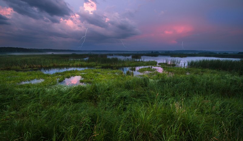Гроза после заката...photo preview