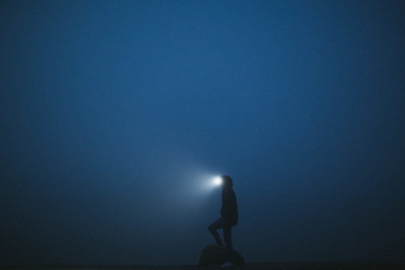 ночь свет туман  В тумане мыслейphoto preview