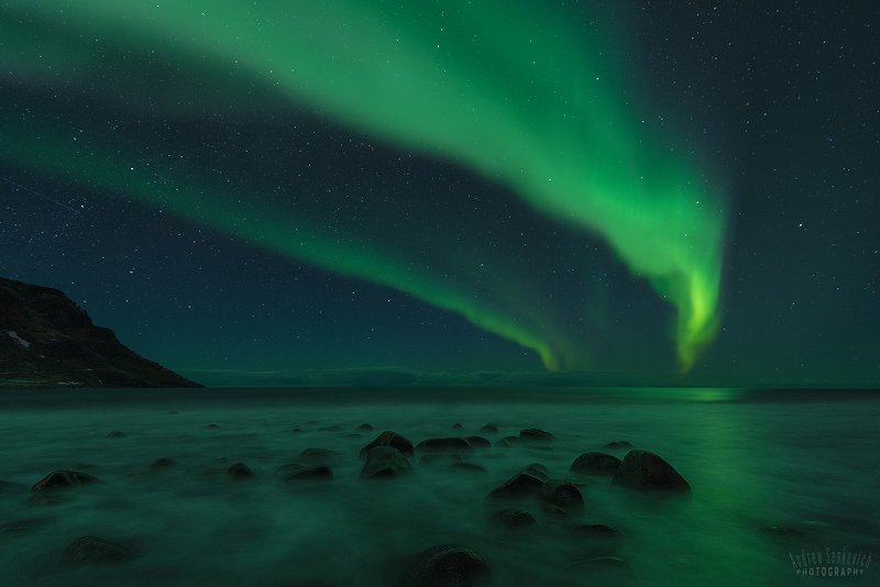 лофотены, lofotens, северное сияние, aurora Лофотены. Сияние 5. =)photo preview