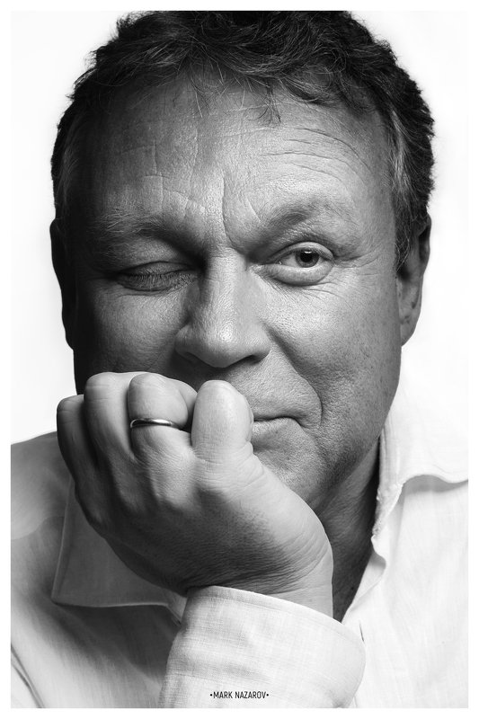 портрет, портретист, фотохудожник, черное-белое, ч-б, черно-белая фотография, марк назаров, снимаю шляпу, актер, театр, кино, звезды, фотосессии, фотопроекты Портрет Сергеяphoto preview