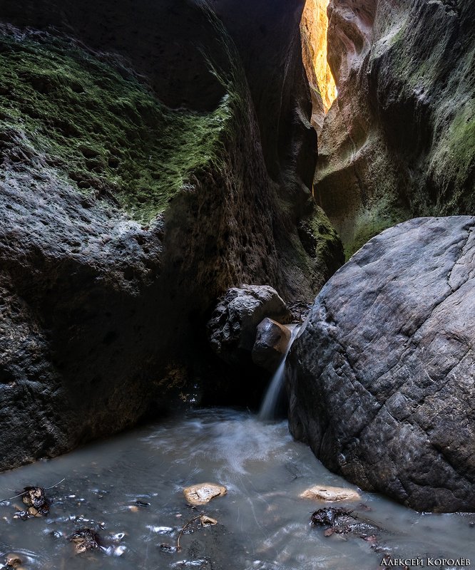 дагестан, каньон, ручей, панорама, кавказ, россия, природа, пейзаж, горы, dagestan, canyon, stream, panorama, caucasus, russia, nature, landscape, mountains Карадахская теснинаphoto preview