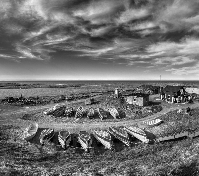 сахалин, лодки, рыбацкий стан, рыбалка Рыбацкие мотивыphoto preview