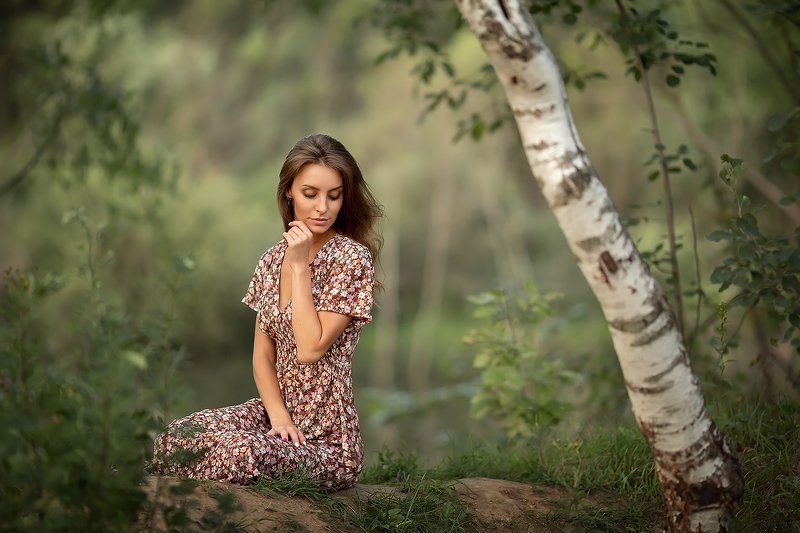 девушка береза ***photo preview