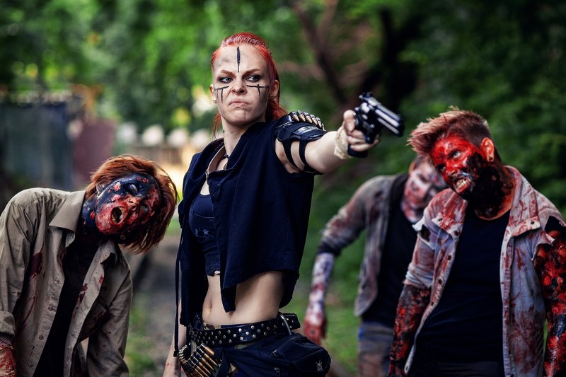 зомби, пистолет, ужас, триллер Сдохни! Сдохни! Сдохни! Сдохните все!!!photo preview