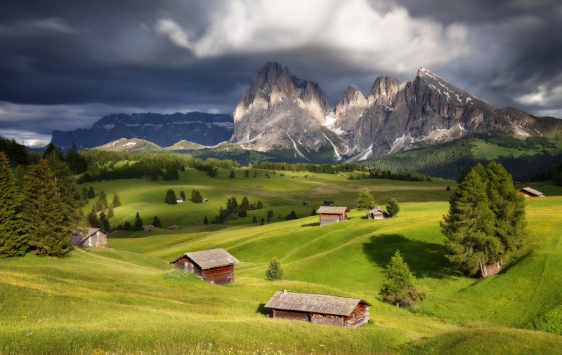 alpe di siusi, dolomites, italy, италия, доломиты Symphony Of Lightphoto preview