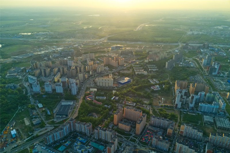 новая москва, городской пейзаж, иллюминация, дорога, dji, dji mavic pro, mavic pro * * *photo preview