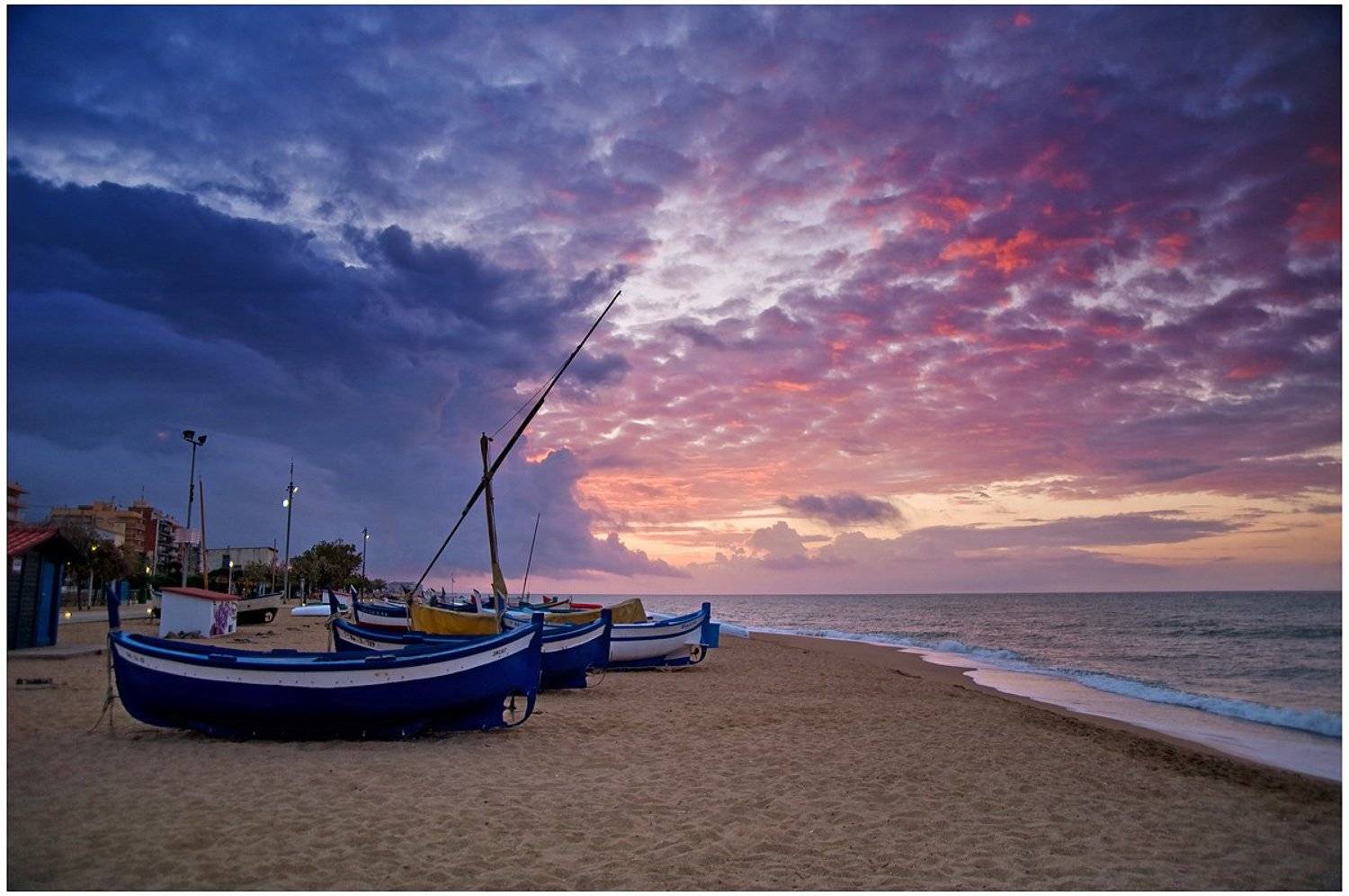 лодка, море, берег, Андрей Петров