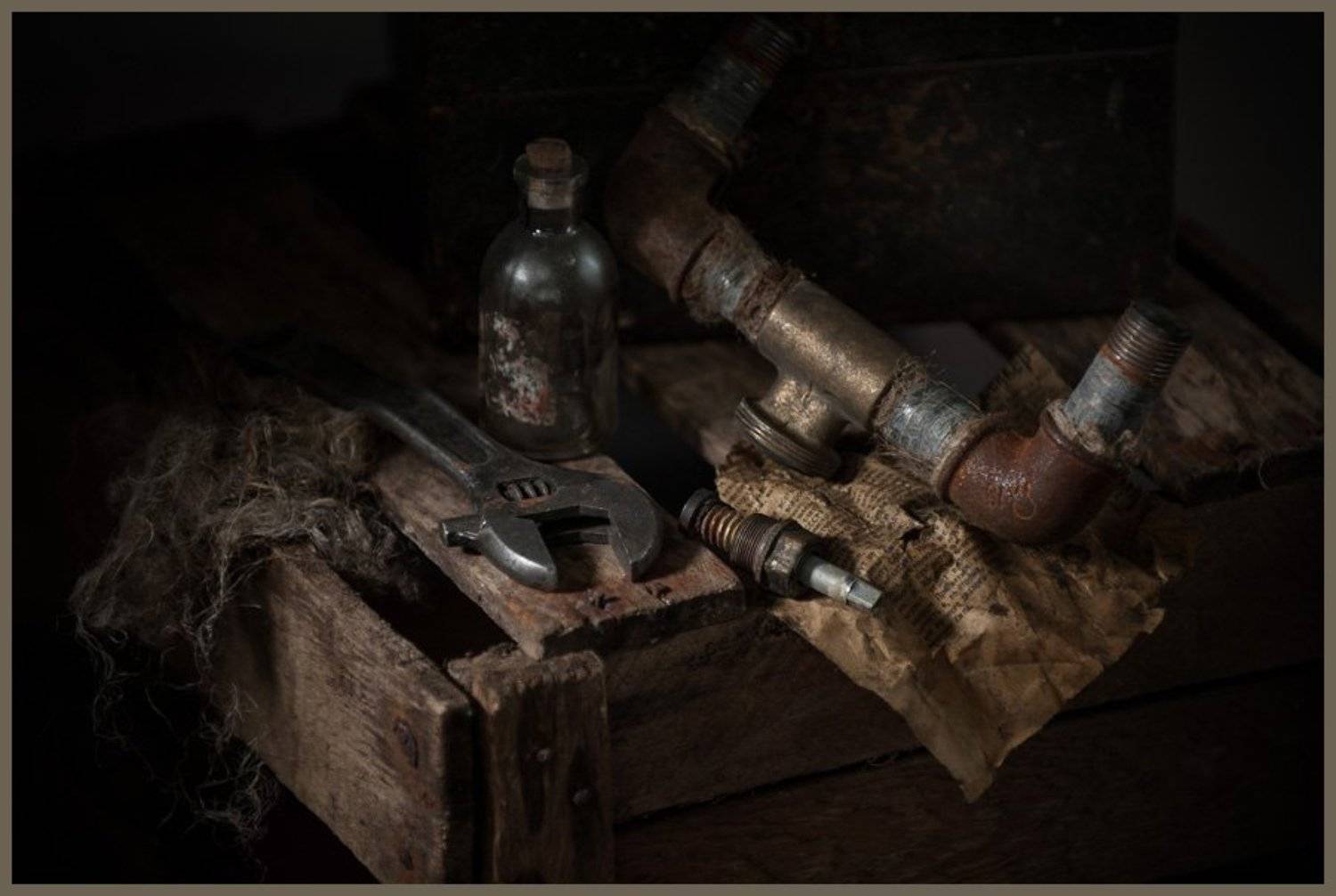 Натюрморт с кран-буксой. Автор: Анатолий Иванов , Анатолий Иванов