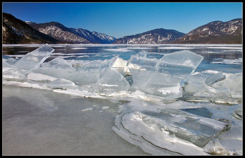 телецкое, озеро Телецкий лед.photo preview