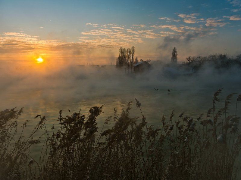 город, парк, зима река кубань ЕЩЁ ОДИН ФРАГМЕНТ  ЖИЗНИ КУБАНЬ РЕКИphoto preview