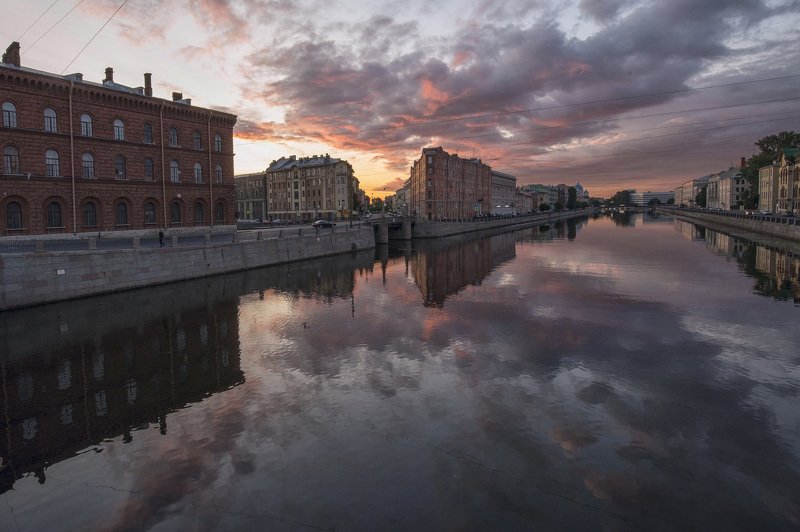 рассвет, утро, фонтанка, питер Утро на Фонтанкеphoto preview