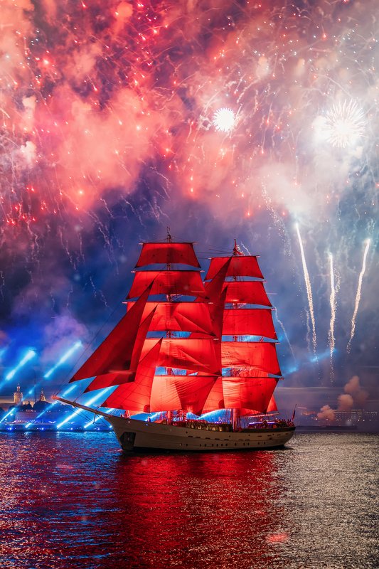 #алыепаруса #спб #питер #город #река Алые Парусаphoto preview