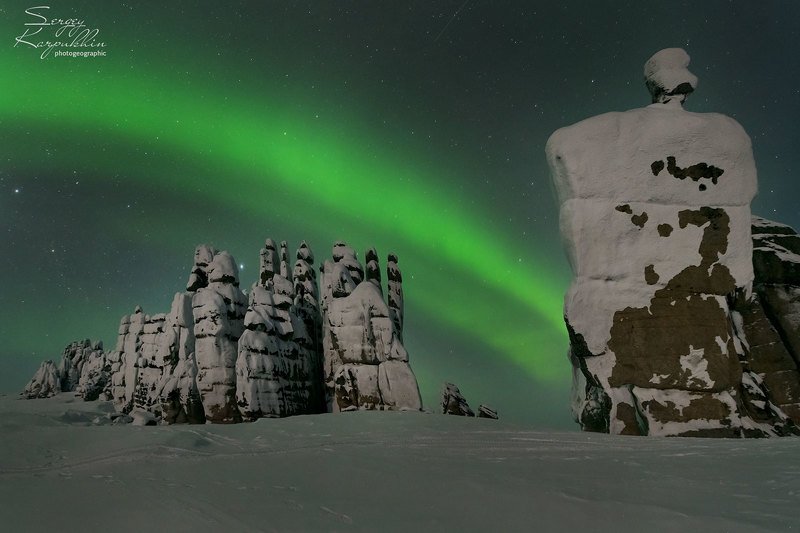якутия, улахан-сис Сияние Гранитных городов.photo preview