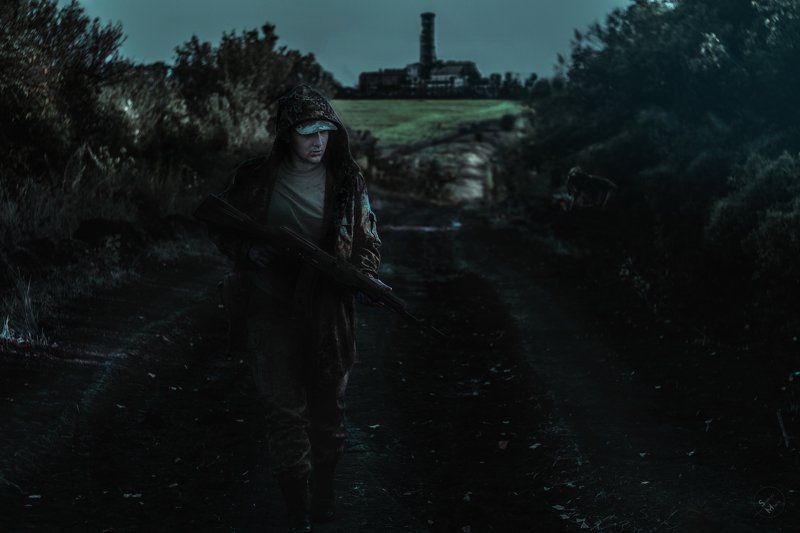 stalker, art, photo, road, ChAES, Чернобыль Иди своей дорогой...photo preview