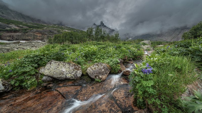 природа, пейзаж, горы, озеро, небо ***photo preview