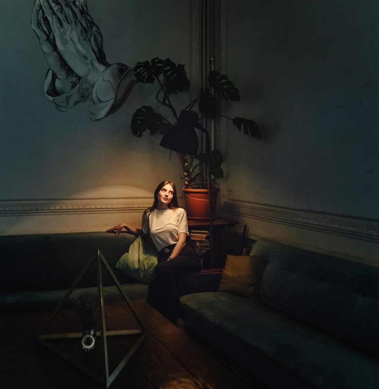 girl, portrait, beautiful, light Жаннаphoto preview