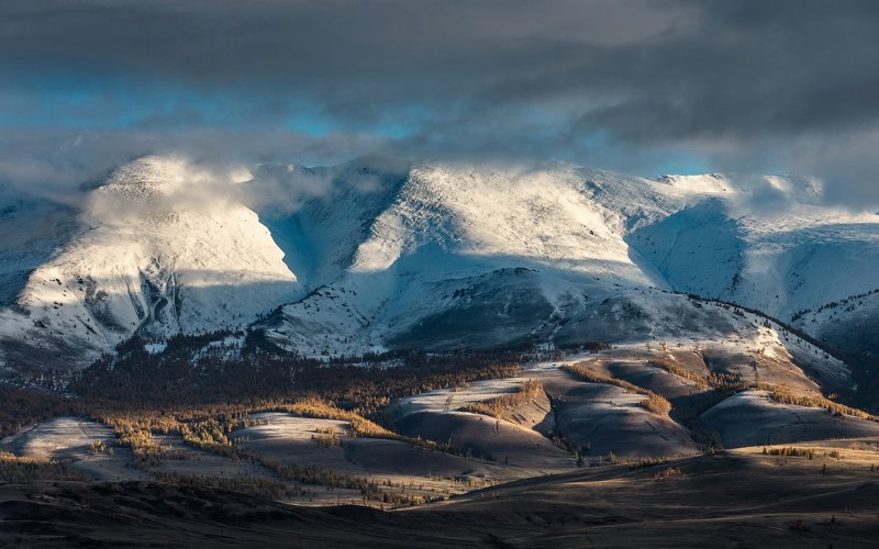 горы, алтай, горный алтай, ник васильев, красота, курай, курайская степь, утро, рассвет, курайский хребет Утро Курая.photo preview
