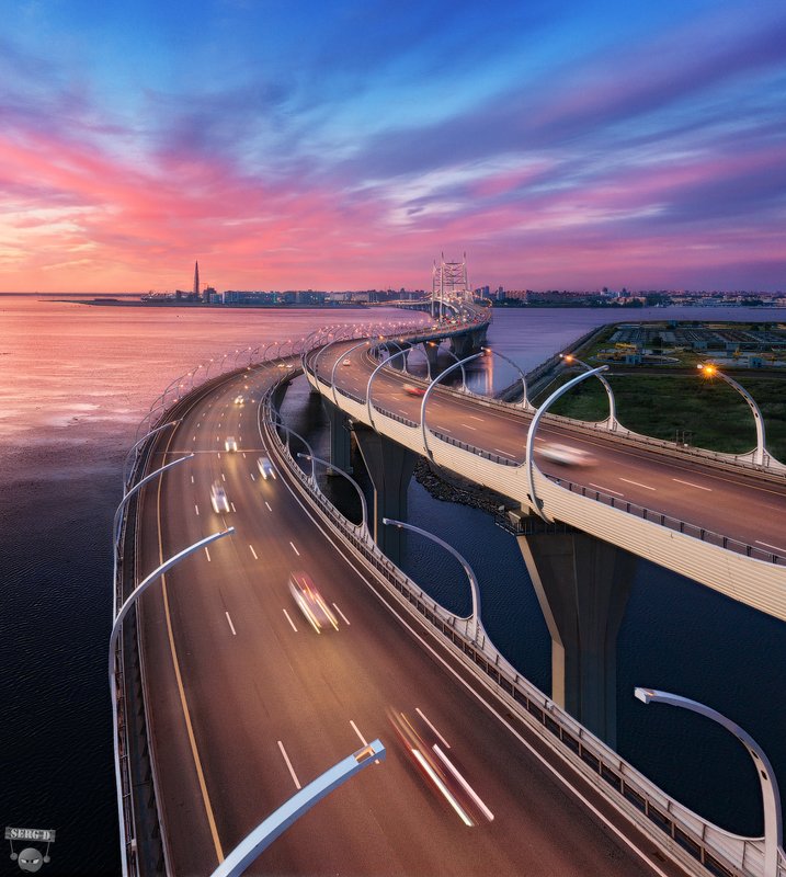 Центральный участок ЗСД, мост через Корабельный фарватерphoto preview