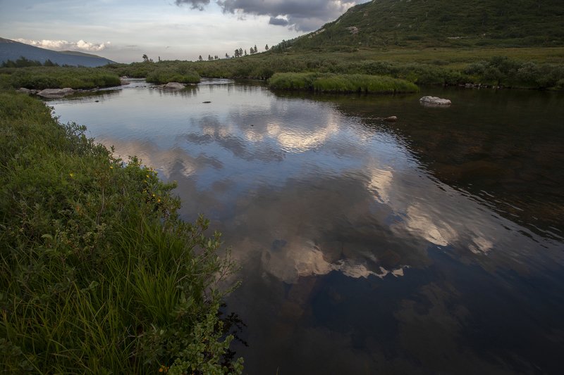 природа, красиво, вода, горы Природа пишет акварелью...photo preview