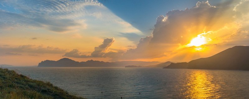 Закат в Орджоникидзе (Крым)photo preview