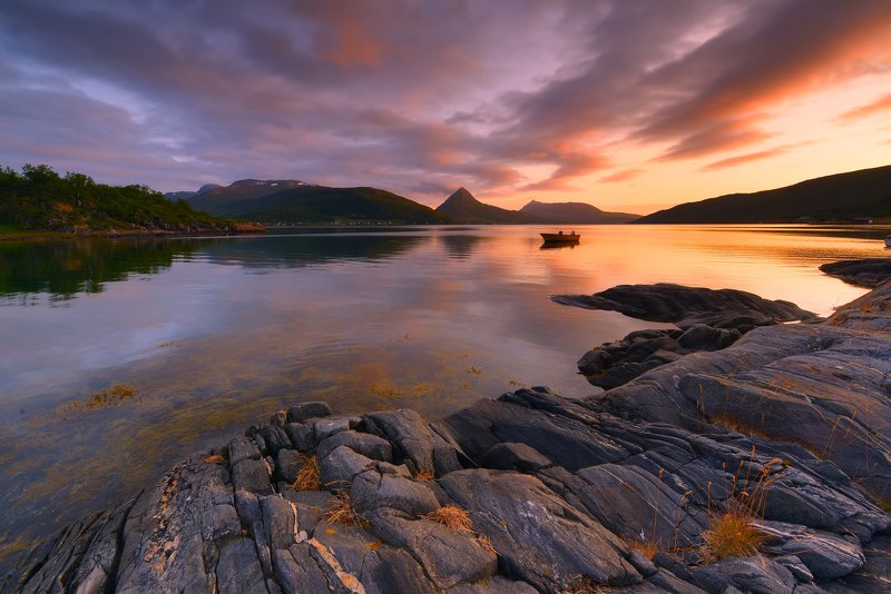 Утро во фьордах.... фото превью