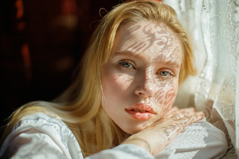 portrait, портрет, girl, blonde, portraiture, outdoor, девушка, молодость, май, весна, spring, patterns, retouch, ретушь, цвет, canon Ksyuphoto preview