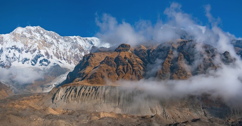 #пейзаж #горы #высота #путешествия #облака #туман photo preview