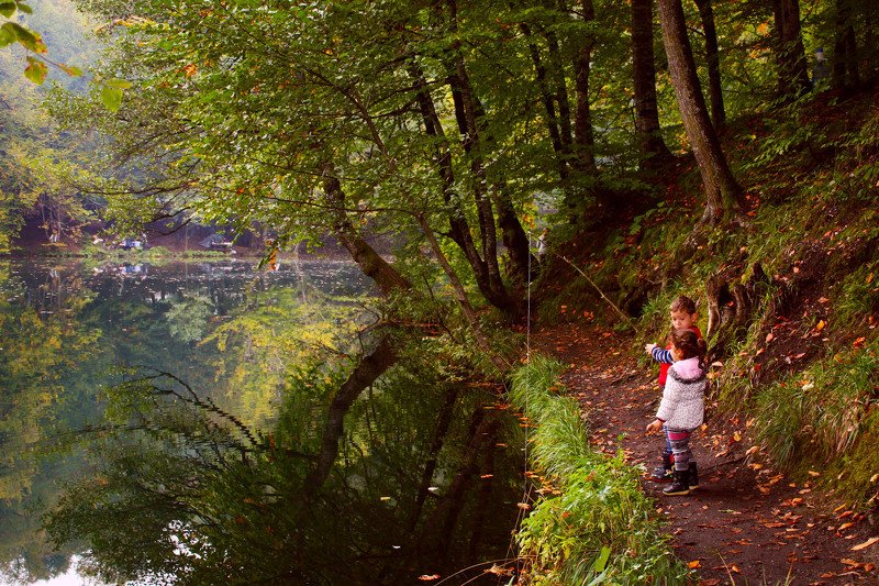 landscape,view,image,kids,children,reflections,autumn,lake,forest,photography,travel,freedom,fishing, FISHINGSphoto preview