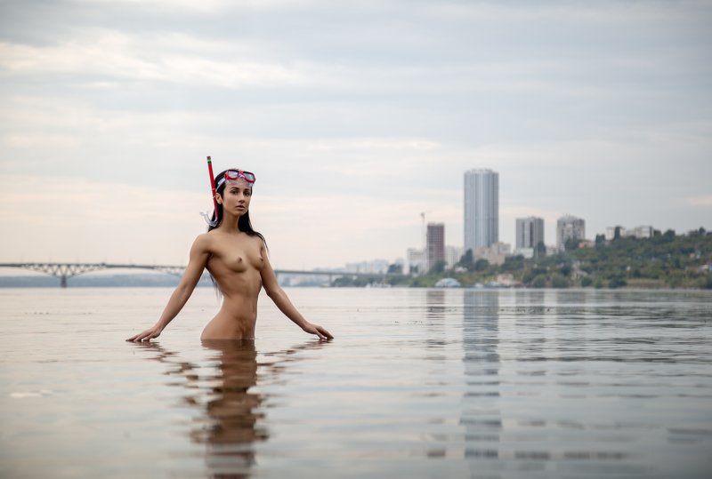 фото , цвет , ню , портрет , модель , девушка , брюнетка Аквалангисты - это не игра !photo preview