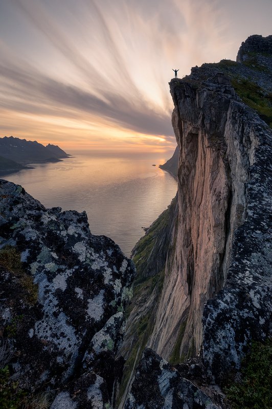 норвегия сенья хестен norway senja hesten Провожая солнцеphoto preview