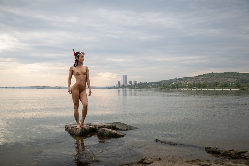 фото , цвет , ню , портрет , модель , девушка , брюнетка Ода аквалангистам , плавчихам и ныряльщицам...photo preview