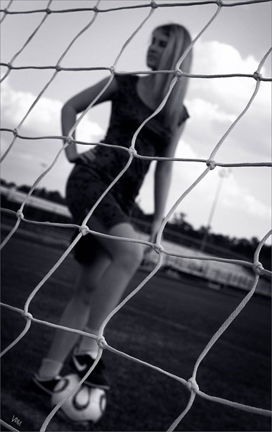 soccer, lady, VDM