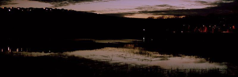 озеро, закат, панорама Ванильный закат.photo preview