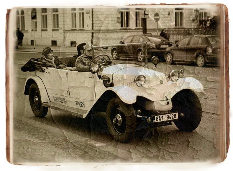 прага,машинка,ретро SIGHTSEEING TOURSphoto preview