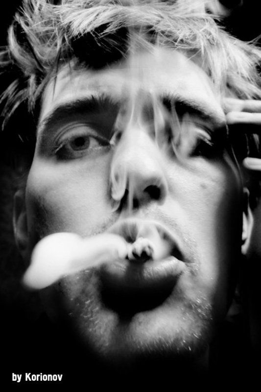 дым, лицо, мужчина ....photo preview