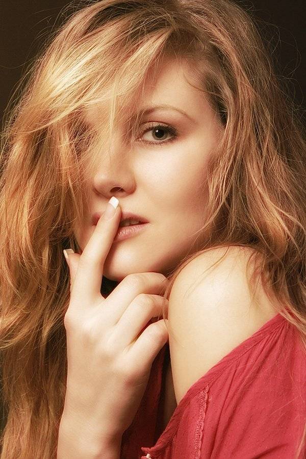 девушка, волосы, взгляд, плечо, Sound Wave