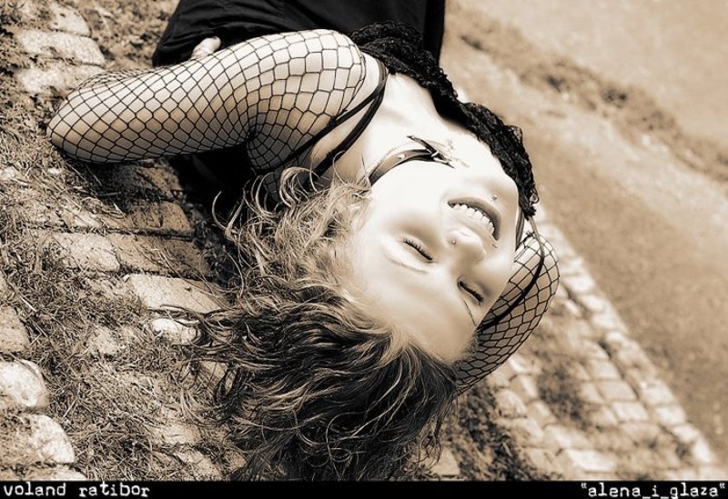 gothic, happy, portrait, alena, girl Радостьphoto preview