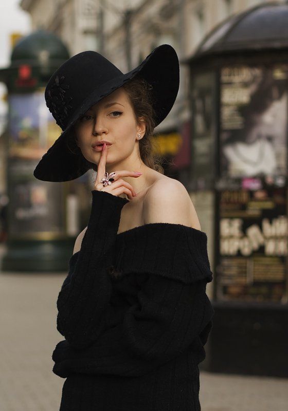 девушка, портрет, леди,гламур Ledy in Noirphoto preview