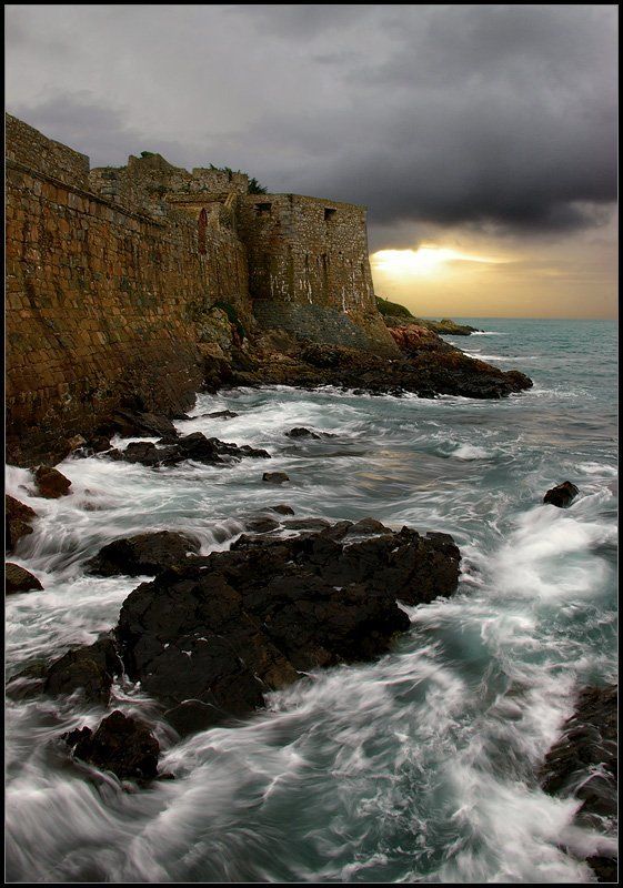 guernsey, крепость, утро Крепостьphoto preview