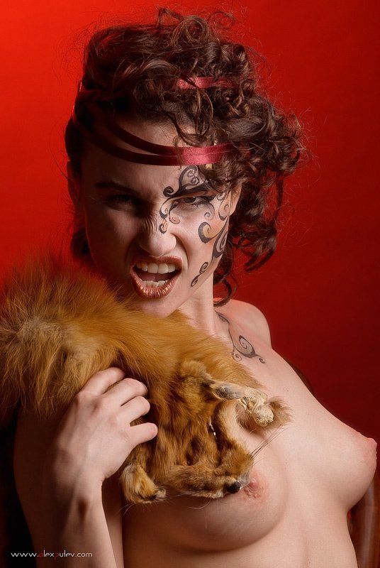 ню, девушка,ажур,мех,эмоции,студия,портфолио жестьphoto preview