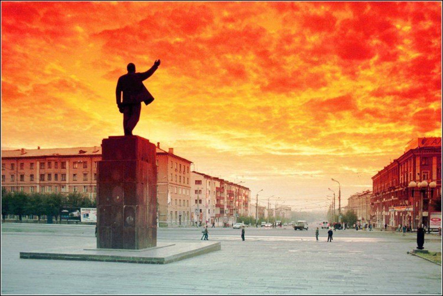 Шаман. Автор: Качурин Алексей ленин,небо,город, Качурин Алексей