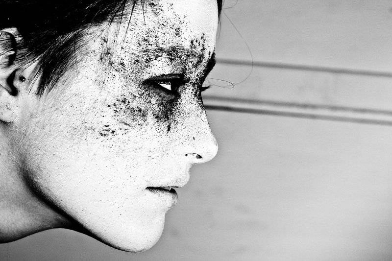 чб, грим, Яна Денисенко