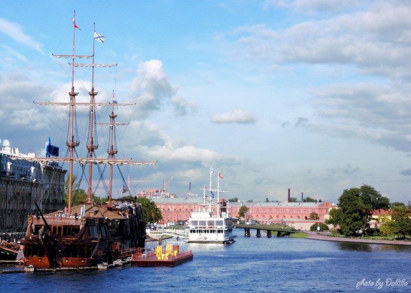 питер, нева, корабль photo preview