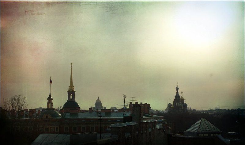 спас-на-крови, исаакиевский собор, адмиралтейство, михайловский замок, петербург, вечер Они стояли.. в фас..photo preview