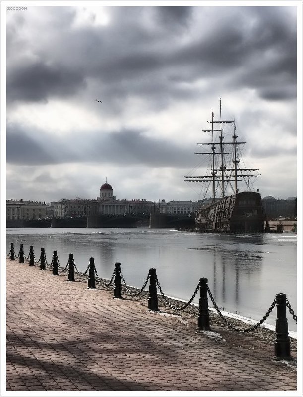 петербург нева парусник \