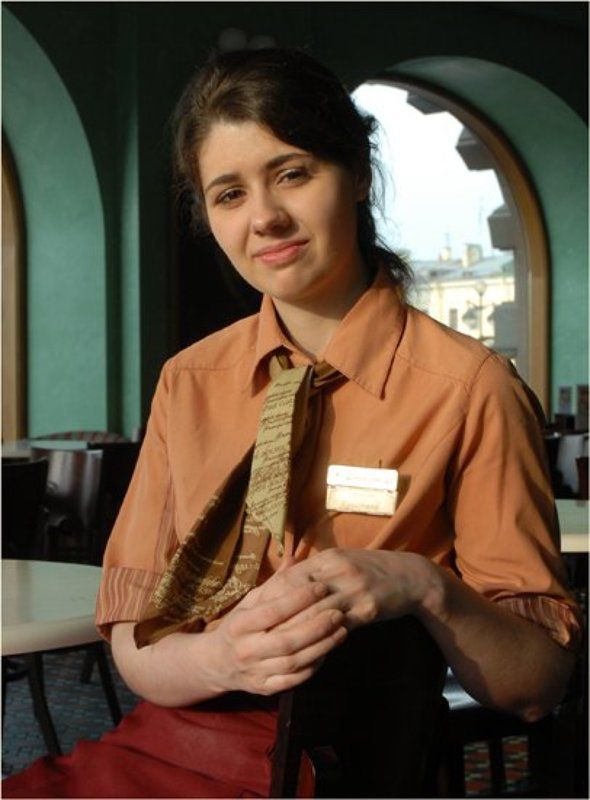 санкт-петербург, город, невский, портрет В кафе на Невскомphoto preview