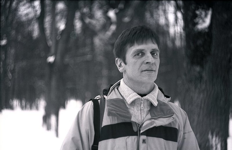 портрет, мужчина, взгляд, зима photo preview