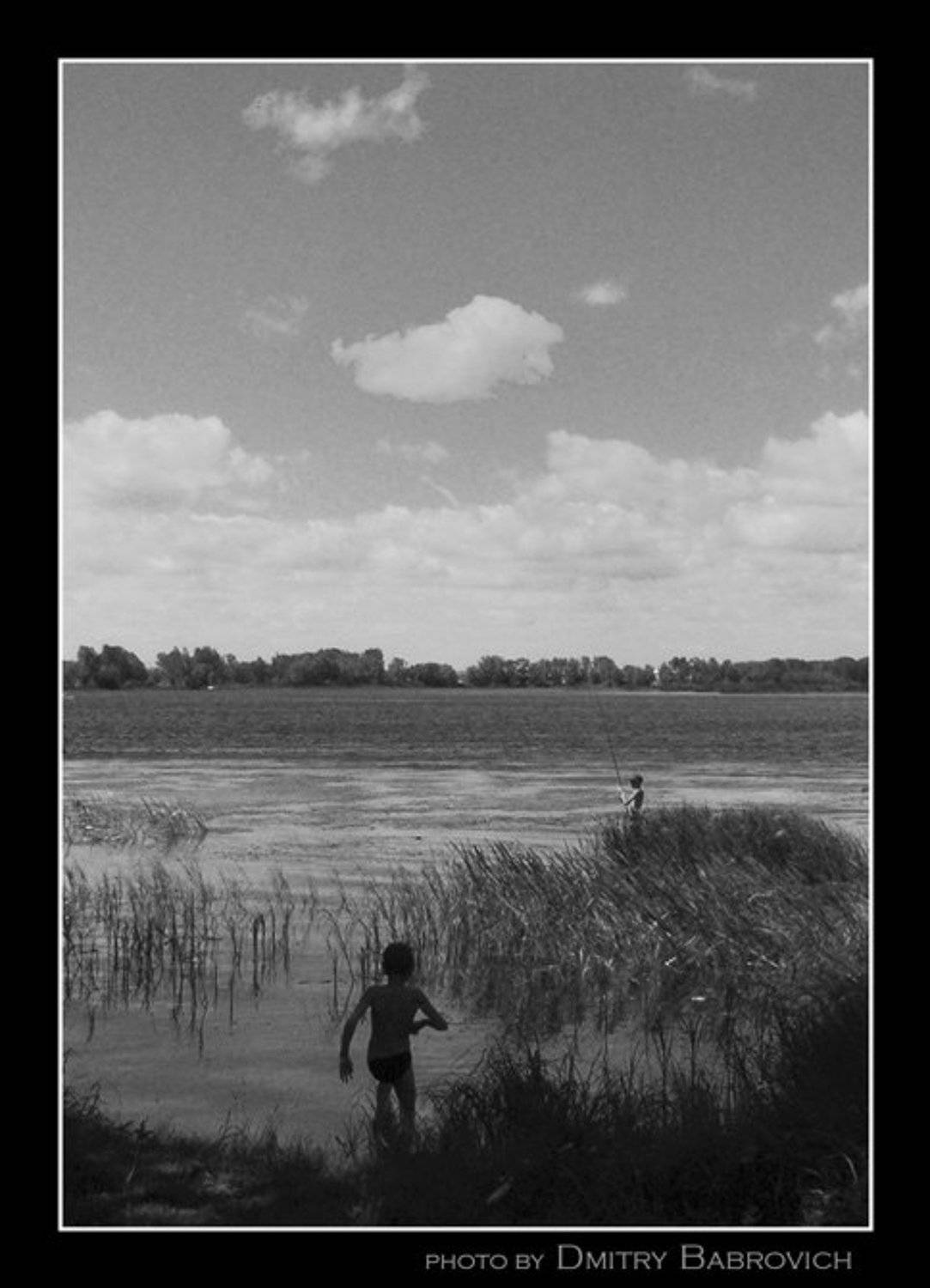 рыбалка, пацаны, волга, река, Dmitry Babrovich